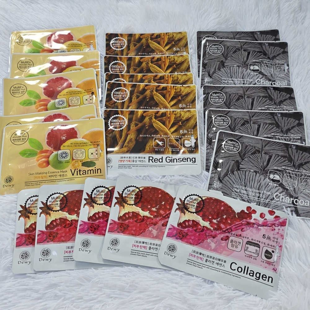 KOREAN SKINCARE SHEET MASK - DEWY - 20 PCS